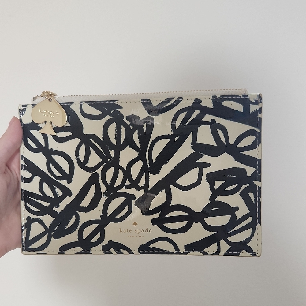 Kate Spade Literary Glasses Pencil Pouch